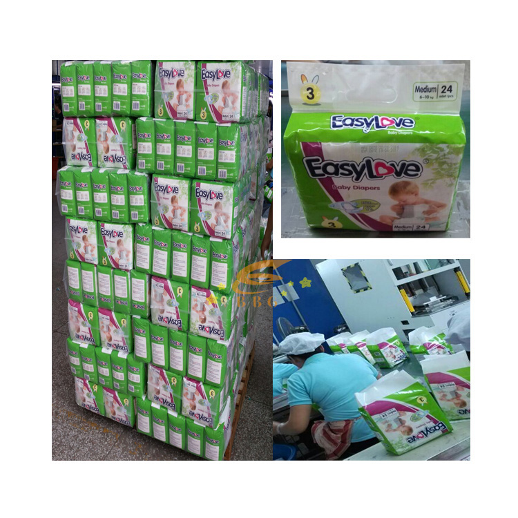 Baby diaper stock with wholesale price baby diapers manufacturers in China